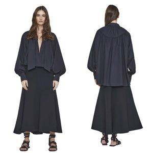 FIL DE VIE BLACK PAMONA BLOUSE - NWOT